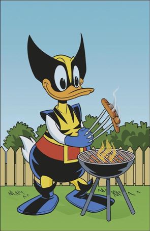 Marvel & Disney: What If...? Donald Duck Became Wolverine issue 1-F Phil Noto Virgin 1:50 Cover
