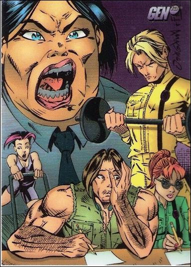 Gen13: Series 1 (Base Set) card 82 Helga Says!