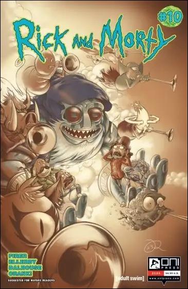 Rick and Morty (2023) issue 10-C Ryan Lee 1:10 Cover