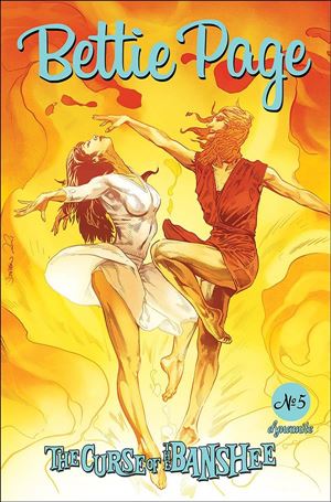 Bettie Page: The Curse of the Banshee issue 5-C Stephen Mooney Cover