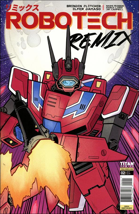 Robotech Remix issue 2-B Robert Wilson IV Cover