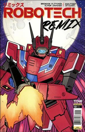 Robotech Remix issue 2-B Robert Wilson IV Cover