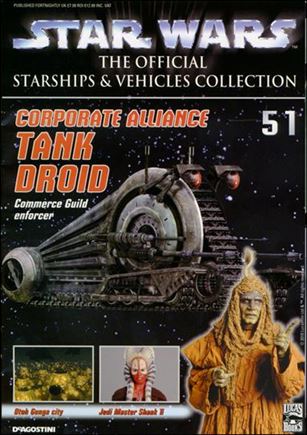 Star Wars: The Official Starships & Vehicles Collection issue 51 Corporate Alliance Tank Droid
