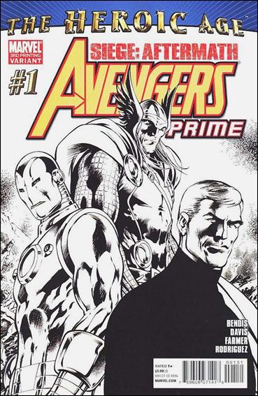 Avengers Prime issue 1-D Alan Davis Black and White Cover (3rd Printing)