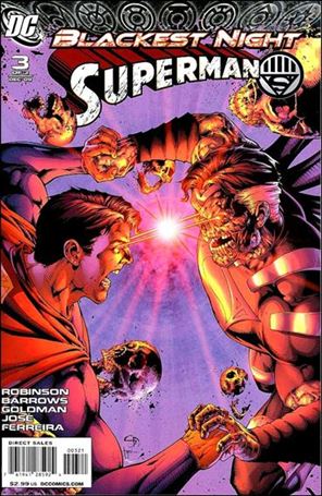 Blackest Night: Superman issue 3-B Shane Davis 1:25 Cover