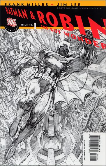 All Star Batman & Robin, the Boy Wonder issue 1-D Jim Lee Diamond RRP Sketch Cover