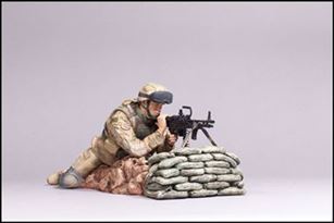 McFarlane Military (Series 3) figure 3 Army M60 Machine Gunner