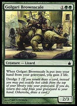 Magic the Gathering: Ravnica (Base Set)  card 166 Golgari Brownscale