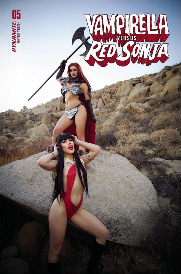 Vampirella Versus Red Sonja issue 5-E Cosplay Photo Cover