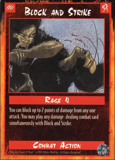 Rage Limited (Base Set) card 25 Block and Strike 