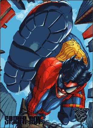 DC Versus Marvel / Marvel Versus DC (Amalgam Preview Set) card 2 Spider-Boy