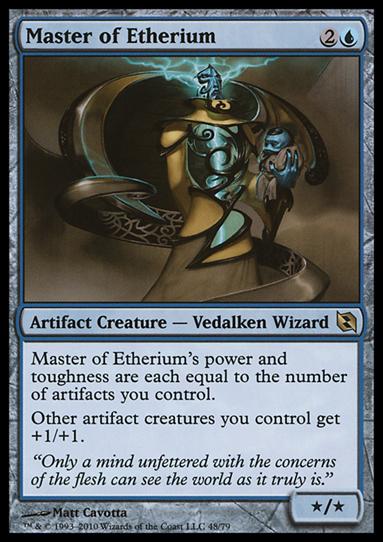 Magic the Gathering: Duel Decks: Elspeth vs. Tezzeret (Base Set) card 48 Master of Etherium