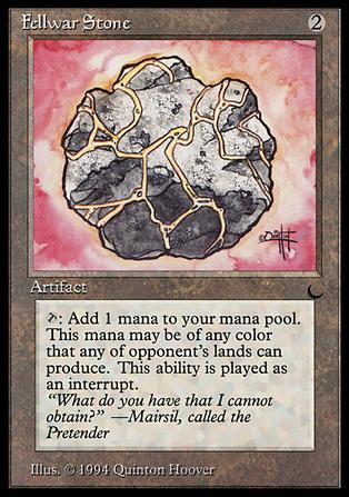 Magic the Gathering: The Dark (Base Set) card 102 Fellwar Stone