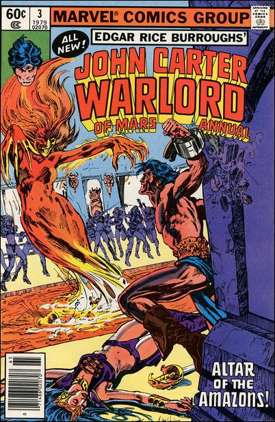 John Carter, Warlord of Mars Annual 3-B by Marvel