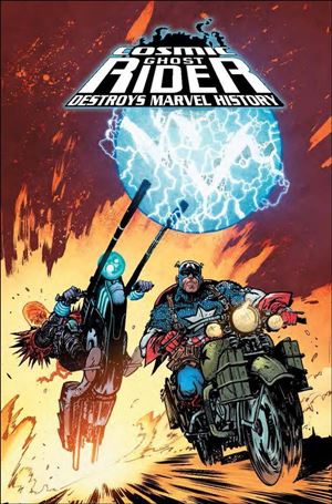 Cosmic Ghost Rider Destroys Marvel History issue 4-B Daniel Warren Johnson Cover