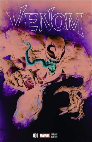 Venom (2017) issue 1-J Clayton Crain ComicXposure Negative Cover