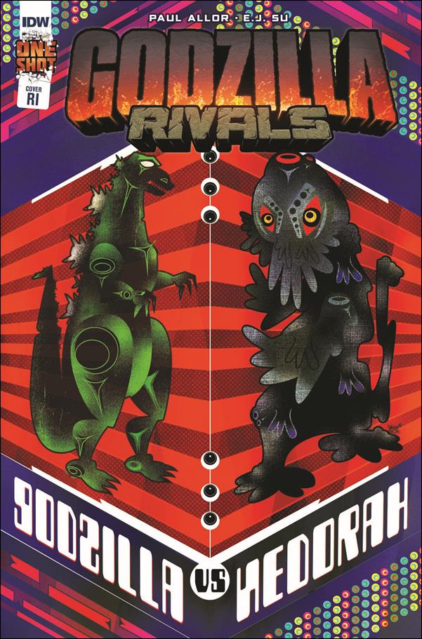 Godzilla Rivals vs Hedorah issue One Shot-B Jeffrey Veregge 1:10 Cover