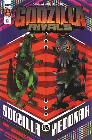 Godzilla Rivals vs Hedorah issue One Shot-B Jeffrey Veregge 1:10 Cover