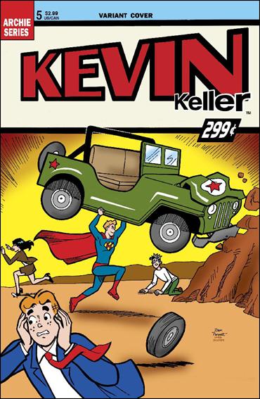 Kevin Keller issue 5-B Dan Parent Action Comics Homage Cover