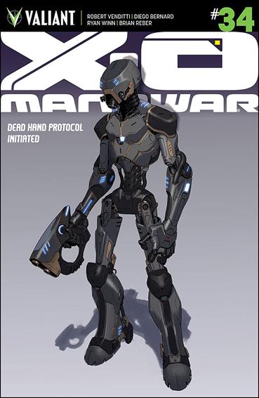 X-O Manowar (2012)  issue 34-D Jorge Molina 1:20 Character Design Cover