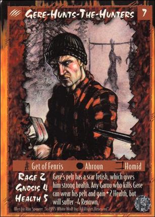 Rage Limited (Base Set) card 104 Gere-Hunts-The-Hunters 