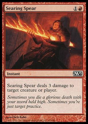 Magic the Gathering: 2013 Core Set (Base Set) card 147 Searing Spear