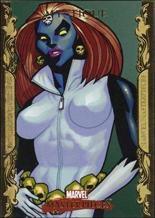 2007 Marvel Masterpieces (Parallel Gold Border Base Set) card 61 Mystique
