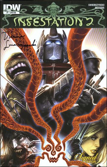 Infestation 2 issue 1-D A. Garner 1:25 Signed Ed. (by Swierczynzki) Cover