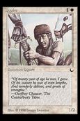 Magic the Gathering: The Dark (Base Set) card 17 Squire
