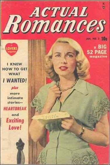 Actual Romances issue 2 Photo Cover