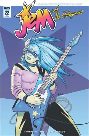 Jem and the Holograms issue 22-C Gisele Lagace 1:10 Cover