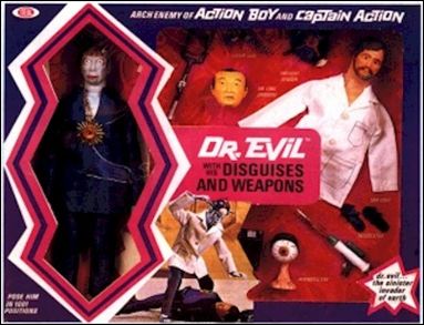 Captain Action (12" Figures) figure 3 Doctor Evil (with Disguises and Weapons)