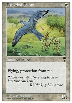 Magic the Gathering: Anthologies (Base Set) card 6 Freewind Falcon