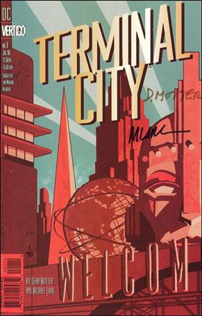 Terminal City issue 1-B DF (signed by Dean Motter & Michael Lark) 1/75