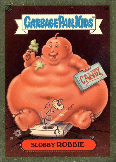 Garbage Pail Kids All-New Series 2 (Foil Sticker Subset)  card F5a Slobby Robbie