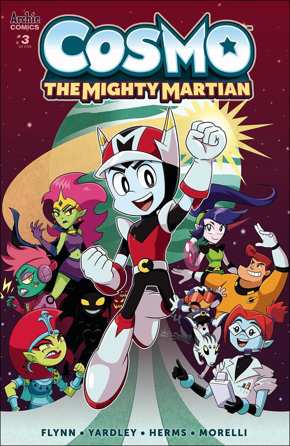 Cosmo the Mighty Martian issue 3-B Vincent Lovallo Cover