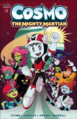 Cosmo the Mighty Martian issue 3-B Vincent Lovallo Cover