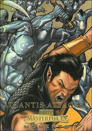 2008 Marvel Masterpieces: Series 3 (Marvel Moments Subset) card MM1 Atlantis Attacks!