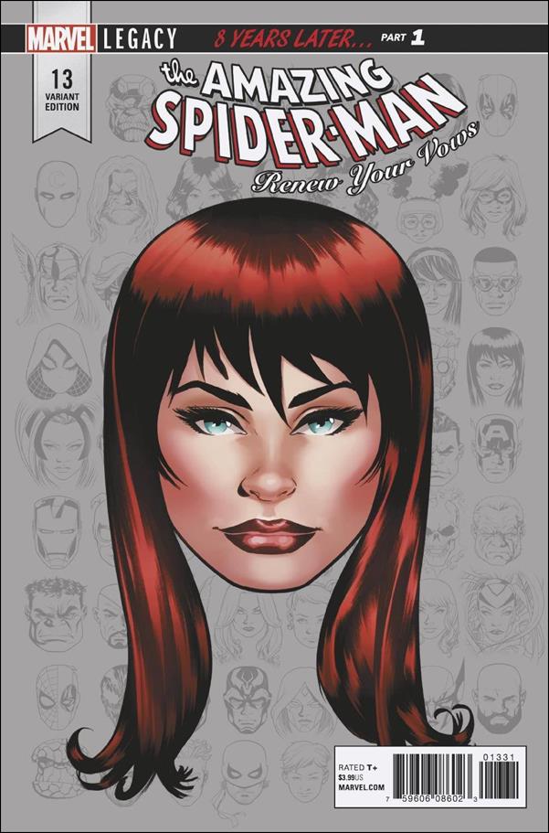 Amazing Spider-Man: Renew Your Vows (2017) issue 13-D Mike McKone 1:10 Headshot Cover
