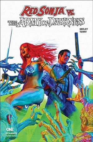 Red Sonja vs. the Army of Darkness issue 1-R Mark Spears White Background Cover