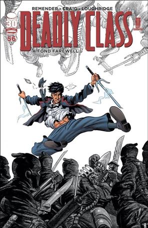Deadly Class issue 56-F Troy Nixey Cover