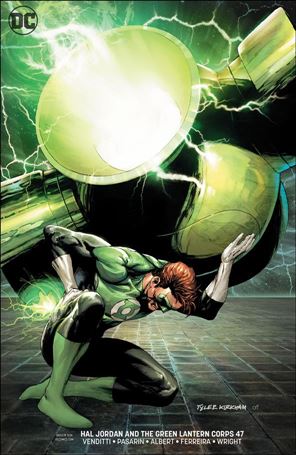 Hal Jordan and the Green Lantern Corps issue 47-B Tyler Kirkham Cover