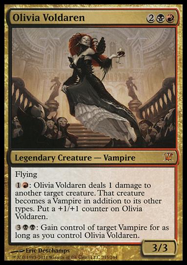 Magic the Gathering: Innistrad (Base Set) card 215 Olivia Voldaren