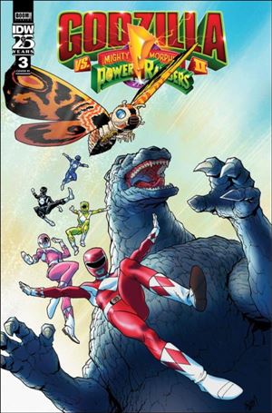 Godzilla vs the Mighty Morphin Power Rangers II issue 3-C Adam Gorham 1:10 Cover