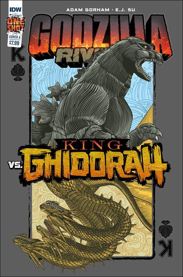 Godzilla Rivals vs King Ghidorah issue One Shot E.J. Su Cover