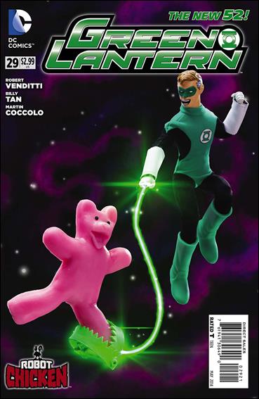 Green Lantern (2011) issue 29-D RC Stoodios 1:25 Robot Chicken Cover
