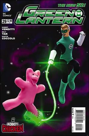 Green Lantern (2011) issue 29-D RC Stoodios 1:25 Robot Chicken Cover