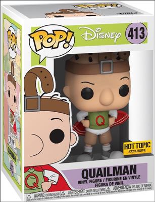 POP! Disney figure 413 Quailman Hot Topic Exclusive