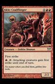 Magic the Gathering: Champions of Kamigawa (Base Set) card 152 Akki Coalflinger