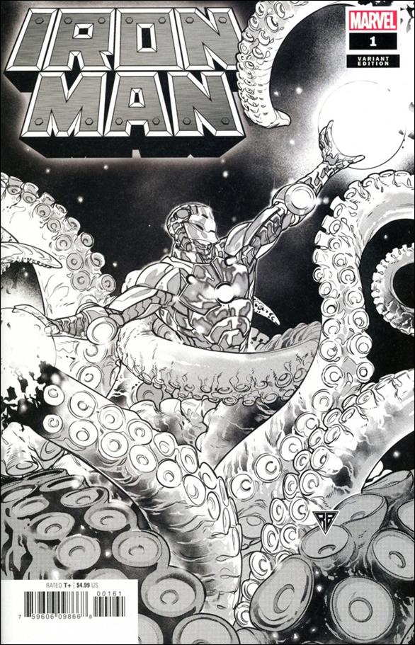 Iron Man (2020) issue 1-L R.B. Silva Party Sketch Cover 1:Store